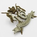 Royal Army 16th Queen`s Lancers cap badge