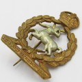 Royal Army Veterinary Corps cap badge - pin replaced