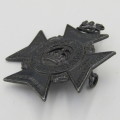 The Rhodesia Regiment cap badge - one lug