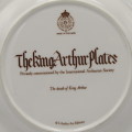 Royal Worcester King Arthur plate - The death of King Arthur