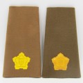 Pair of SADF Major rank epaulettes - field dress
