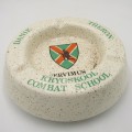 SADF Danie Theron combat school ceramic ashtray