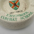 SADF Danie Theron combat school ceramic ashtray