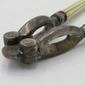 Antique nutcracker with imitation ivory handles