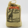 Vintage Giraffe tobacco pouch - still full