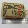 Vintage Giraffe tobacco pouch - still full