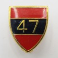 SADF 47 Survey regiment mini lapel badge