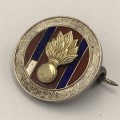 SA Engineers Carps ( SAPPERS ) sterling silver lapel pin badge #4797