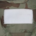 Old koevoet Camo pattern task force, long sleeve shirt with Le Roux name tag - size Large -