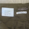 SADF Nutria Combat trousers - size 32 - full length 105cm, waist 41cm
