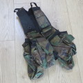 Original SADF 32 battalion camo battle jacket - full length 45cm, chest 50cm