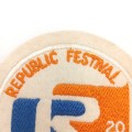 1981 Republic Festival 20 years cloth badge