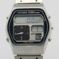 Vintage Citizen Digi-Ana alarm - Chime chronograph quartz mens watch, working