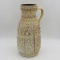 Vintage large ceramic water jug with glazed inside