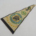 Vintage Santos football club Brasil pennant flag
