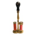 Antique brass 12 bore cartridge capper and decapper tool