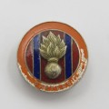 SA Engineers Corps ( SAPPERS) sterling silver button  badge #2634