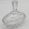 Vintage Glass butter dish