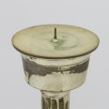 Vintage silver coloured candlestick