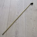 Very long antique brass candle snuffer