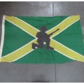South African large commando flag with `Piet Skiet` in the middle rare - 182cm x 110cm