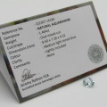 Natural Aquamarine of 1,46 carat - Medium light toned blue - oval mixed cut certified by Gemlab