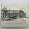 Lord`s Cricket Ground porcelain trinket holder