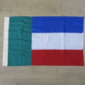 Vintage Transvaal vierkleur flag - 95 cm x 58 cm