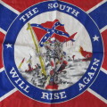Confederate States `The South will rise again` flag