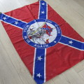 Confederate States `The South will rise again` flag