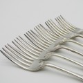 Set of 6 EPNS Super A silverplated forks