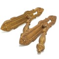 Pair of Vintage brass door handles