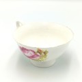 Beautiful porcelain flower pattern cup and saucer