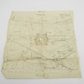 WW1 Trench Message Map with trenches corrected - middle hole 1 : 5000