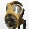 WW2 SA Army gas mask - mask melted