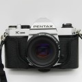 Vintage Pentax K1000 camera with extra lens and flash - very good condition