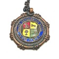 Fob chain with Major Heyden rych medal as Fob