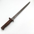 Sanderson 1907 Pattern 303 bayonet with frog and sheath - issued 1916 to SA Police