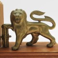 SA Army solid brass Lion book end