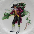 Alfred Meakin French Costumes 18th Century porcelain plate