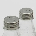 Pair of Coca-Cola glass bottle salt and pepper shakers