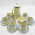 Antique Art Deco Royal Doulton 16-piece coffee set