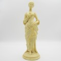 Vintage Italian poly-resin large figurine - Height 38 cm