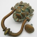 Very Heavy brass Lion head door knocker