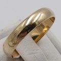 9kt Yellow gold mens ring - weighs 2.3g