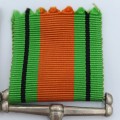 Pair of WW2 medals issued to C169528 T Paulsen - Africa service medal and WW2 Defence medal