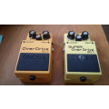 Boss guitar pedals Super Overdrive SD-1 and Overdrive OD-3