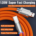 Premium Quality Heavy Duty: 120w 6a Super-Fast Charge Type-C Liquid Silicone Cable (2m cable)