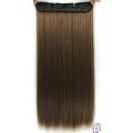 High Quality Heat Resistant washable hair extensions  #10 Medium Brown