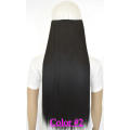 High Quality Heat Resistant washable hair extensions  #2 Darkest Brown